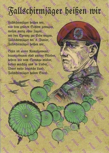Fallschirmjäger poster dso - fallschirmjäger,